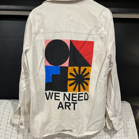 Zara Buttondown Canvas Overshirt - Picture 3 of 3